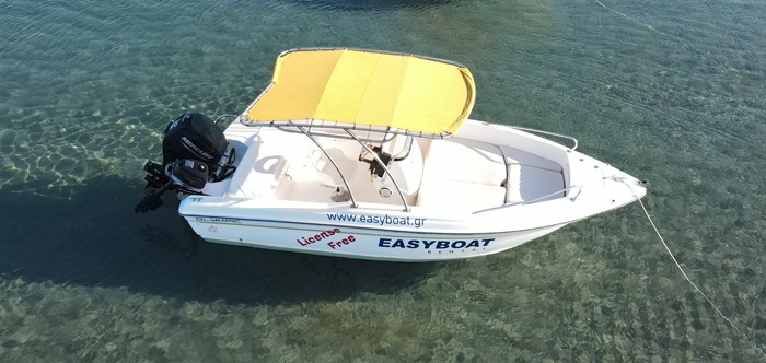 Olympic 490 license-free day boat — Faliraki, Rhodes